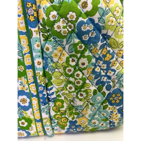 Vera Bradley Eloise English Meadow Kiss Lock Bowler Bag Shoulder Floral Spring - Picture 8 of 11